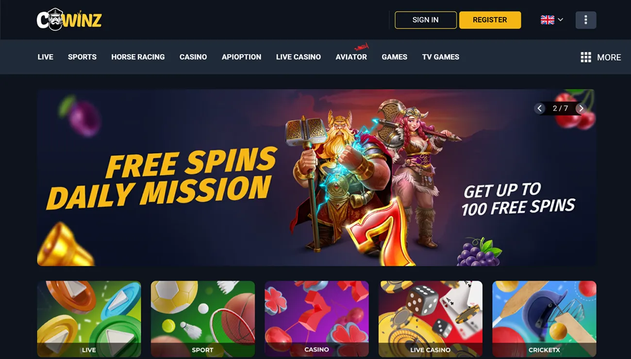 cwinz official site interface