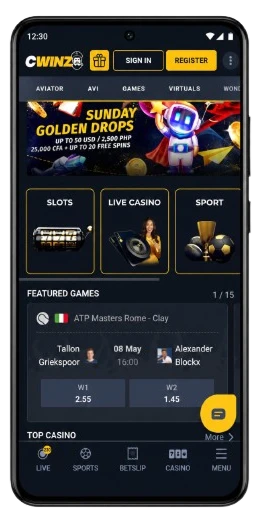 cwinz casino apk version